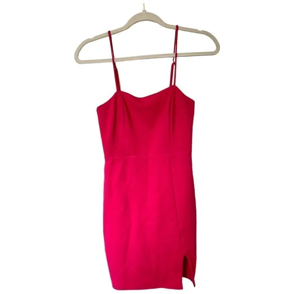 NBD X NAVEN Kelly Dress in Bright Pink XS Revolve Barbie Pink - Picture 3 of 10